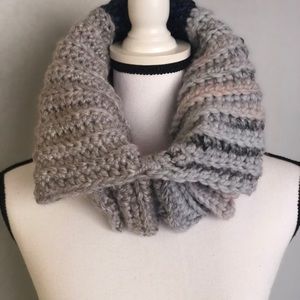 SPLIT COWL NECK WARMER